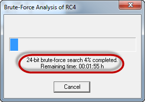 Cryptool Brute Force Analysys of Rc4