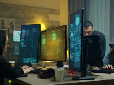 Siber Güvenliğin Temelleri: 2026 ve Sonrası İçin Kapsamlı Rehber Excited hacker team after access granted on a cyber attack. Cybercrime.