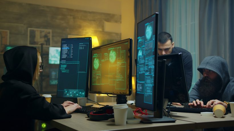 Siber Güvenliğin Temelleri: 2026 ve Sonrası İçin Kapsamlı Rehber Excited hacker team after access granted on a cyber attack. Cybercrime.